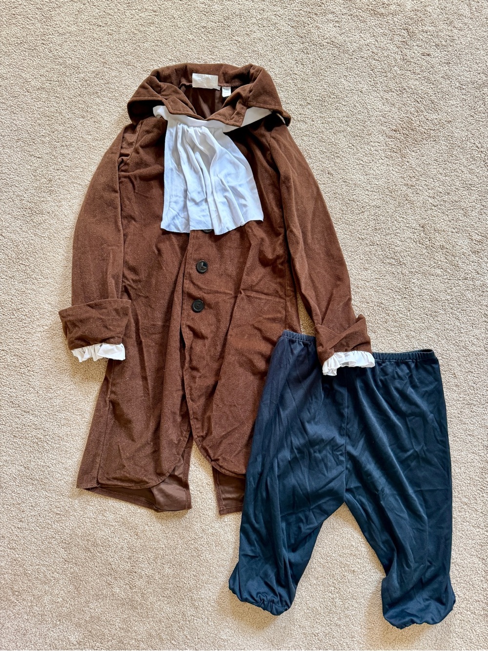 Boys Benjamin Franklin Costume Size L
